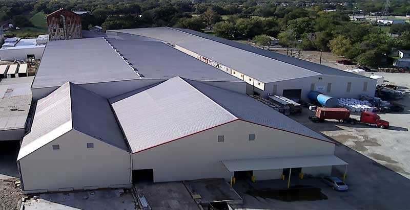 Aerial BlendPack Plant and Warehouse, Alvin, Texas